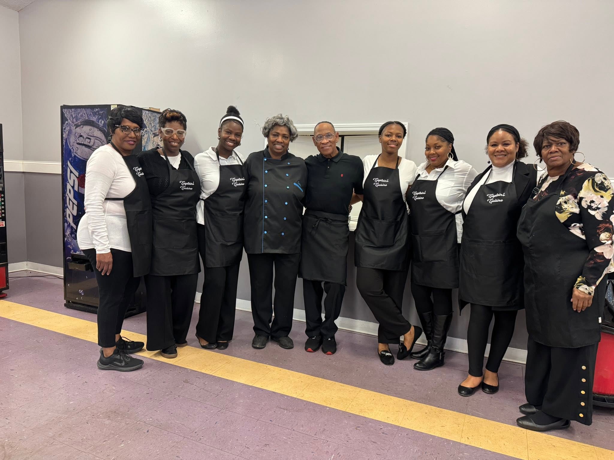 Captain's Cuisine team